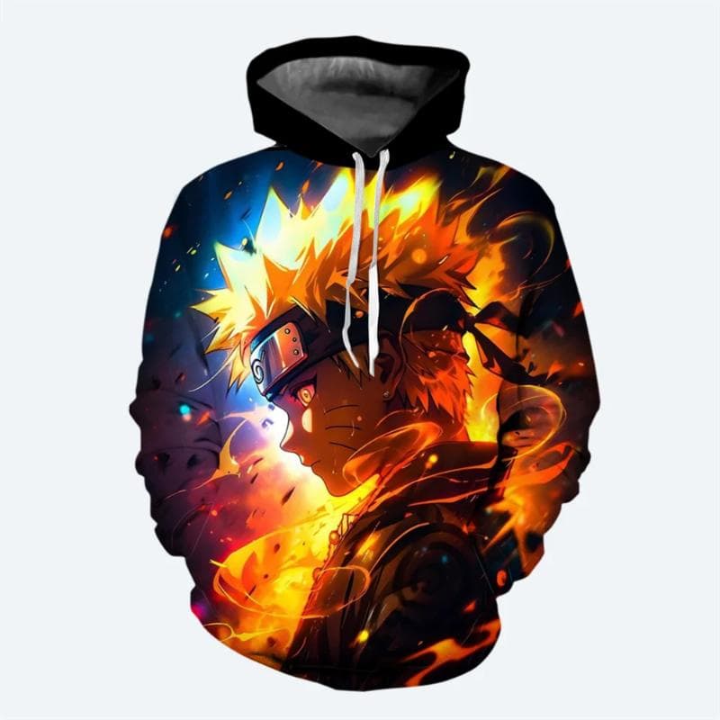 Uzumaki Naruto Boys Girls Hoodie MINISO Men's Hoodie 3D Print Fashion Pullovers Uchiha Sasuke Men's Hoodie Casual Men's Clothing 4XL