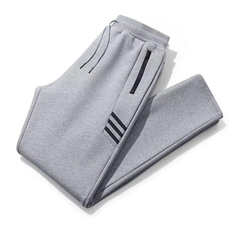 Men's Cuffed Sports Pants with Pockets, Zipper, and Anti-Theft Features - Casual Sweatpants for Cross-Border Delivery XL