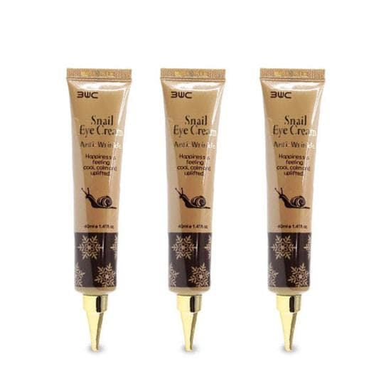 3W CLINIC Snail Eye Cream (Anti Wrinkle) 40ml-3 Type #3PCS