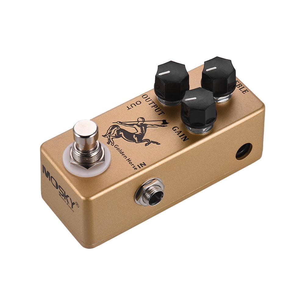 MOSKY Silver Horse Overdrive Boost Guitar Effect Pedal Full Metal Shell True Bypass
