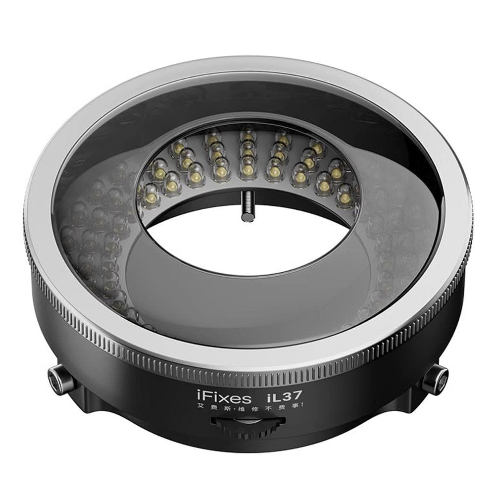 iFixes iL37 Microscope Polarized Optical System LED Illuminating Ring Light 96pcs LED Light Beads multicolour