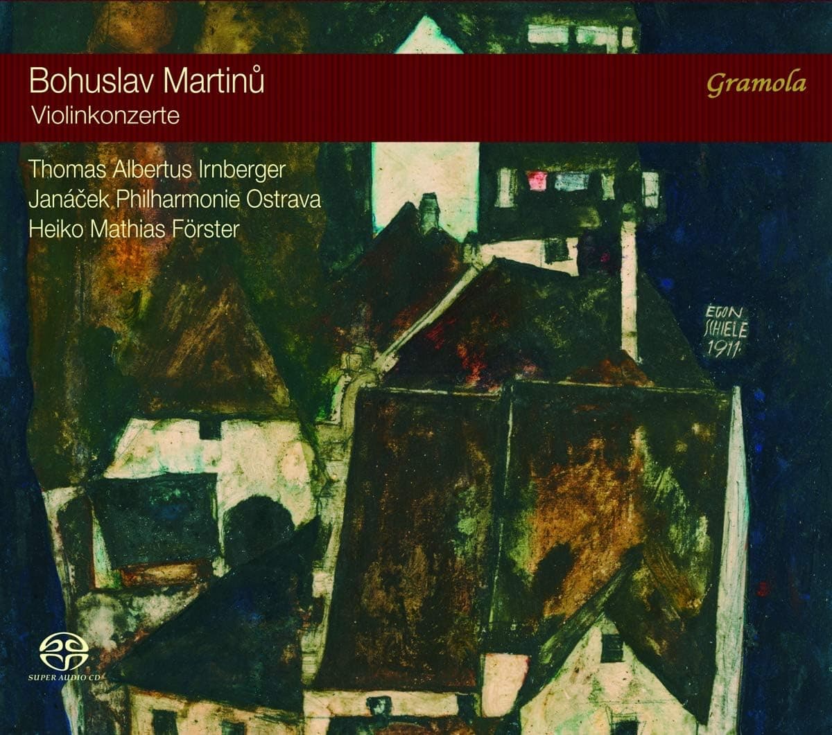 CD MARTINU / IRNBERGER - Violin Concertos 1 & 2 US Classical Used