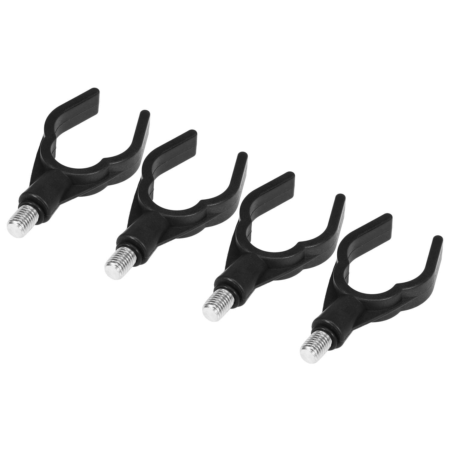 4PCS Fishing Rod Rest Head Fishing Pole Butt Grip V-head Fishing Rod Holder style-3 black