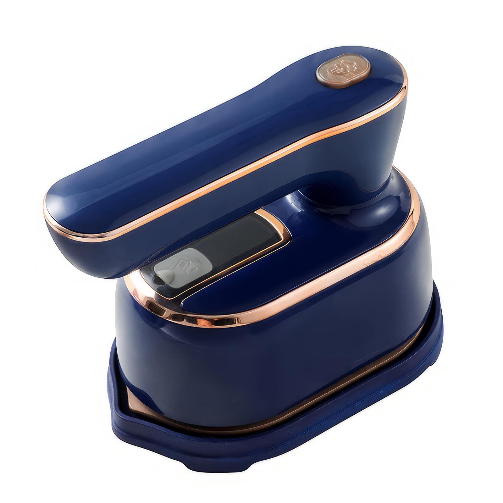 Portable Handheld Iron 20s Fast Heat-up Fabric Wrinkle Remover 2 in 1 Rotatable Travel Iron Steamer EU Plug blue