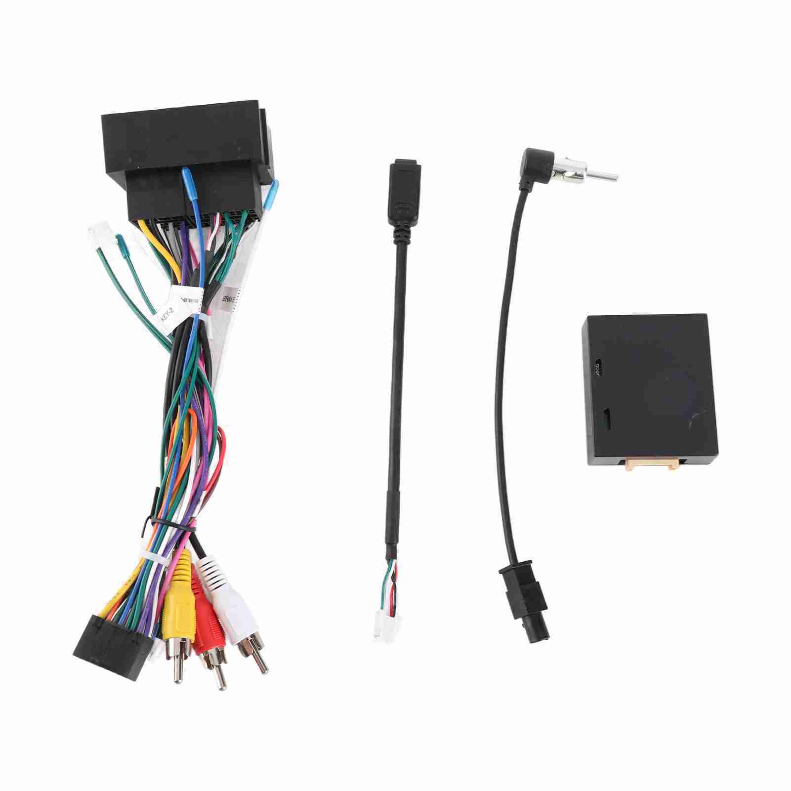 16pin Car Stereo Radio Wiring Harness with Canbus Box Replacement for Fait EGEA 2015?2018