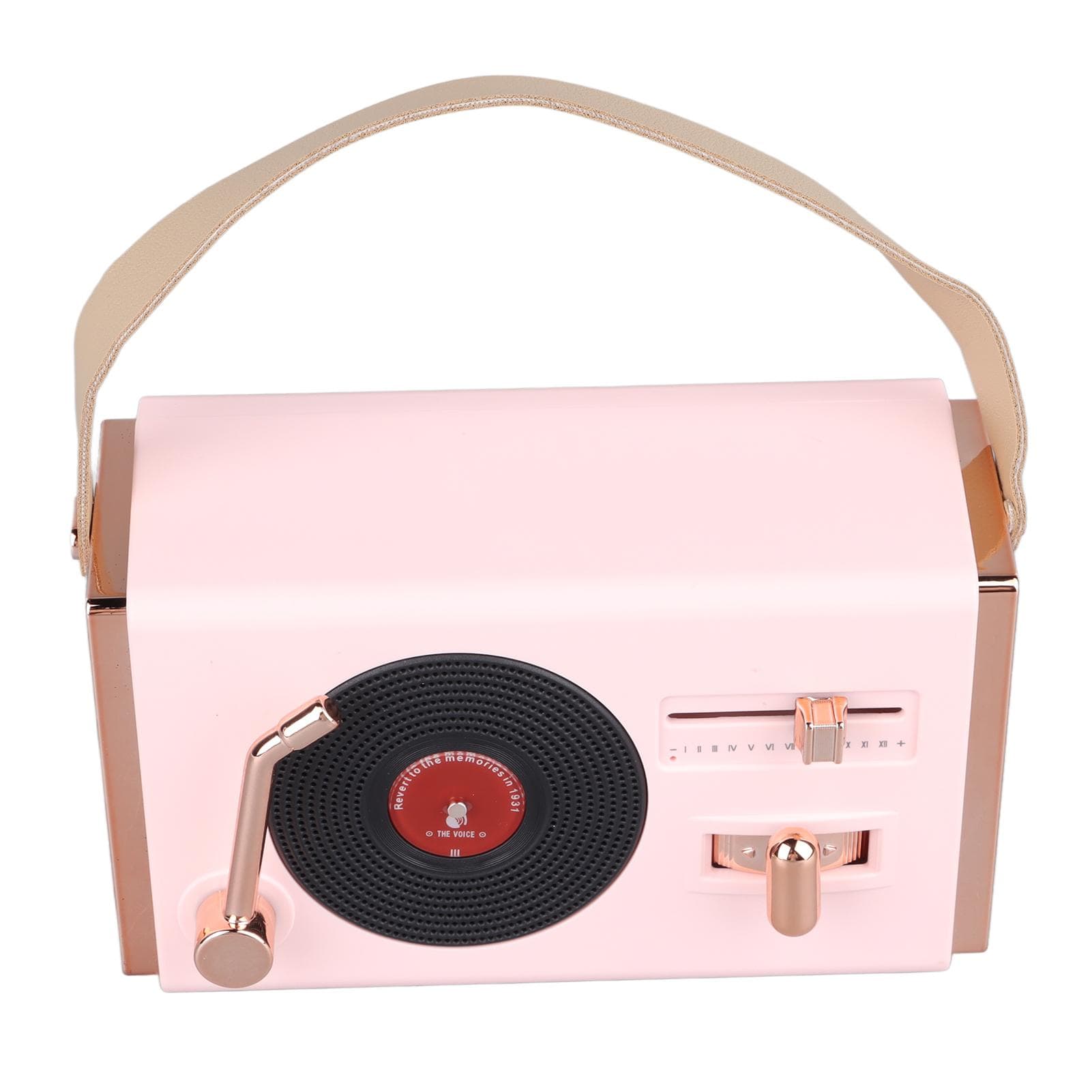Retro Bluetooth Speaker Vintage Small Portable Bluetooth Speaker Supports Card USB Flash Drive for
