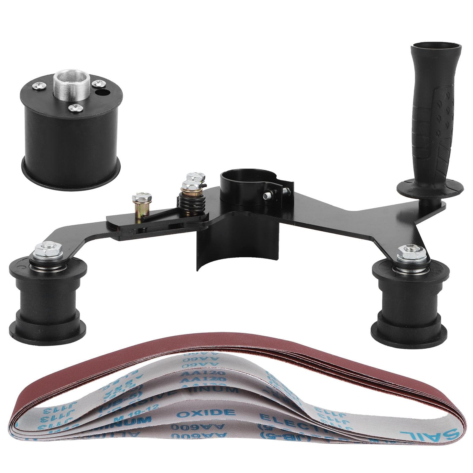 Belt Sander Stainless Steel Round Tube Polishing Brushing Machine Angle Grinder Accessories