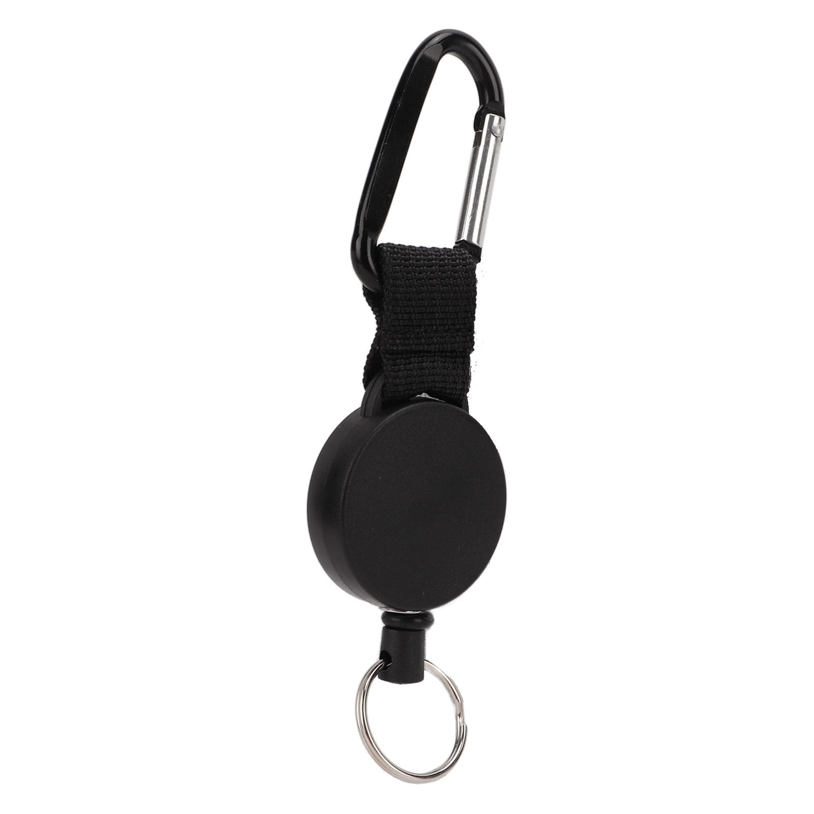 Retractable Key Chain Heavy Duty Carabiner Key Holder Keychain Lanyard Badge Reels with Steel