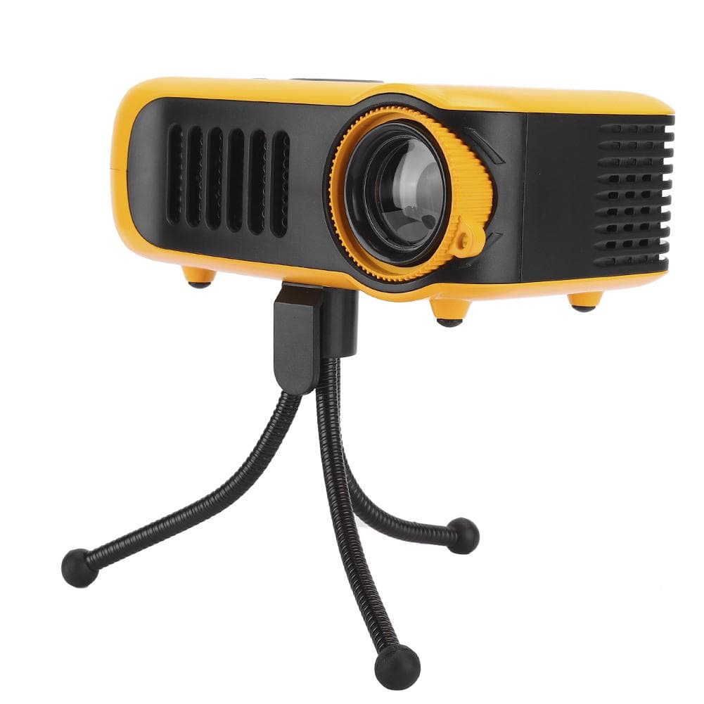 Mini Portable Projector Household Projectors 320 x 240 Resolution with 2-Inch LCD Screen AU PLUG multicolour