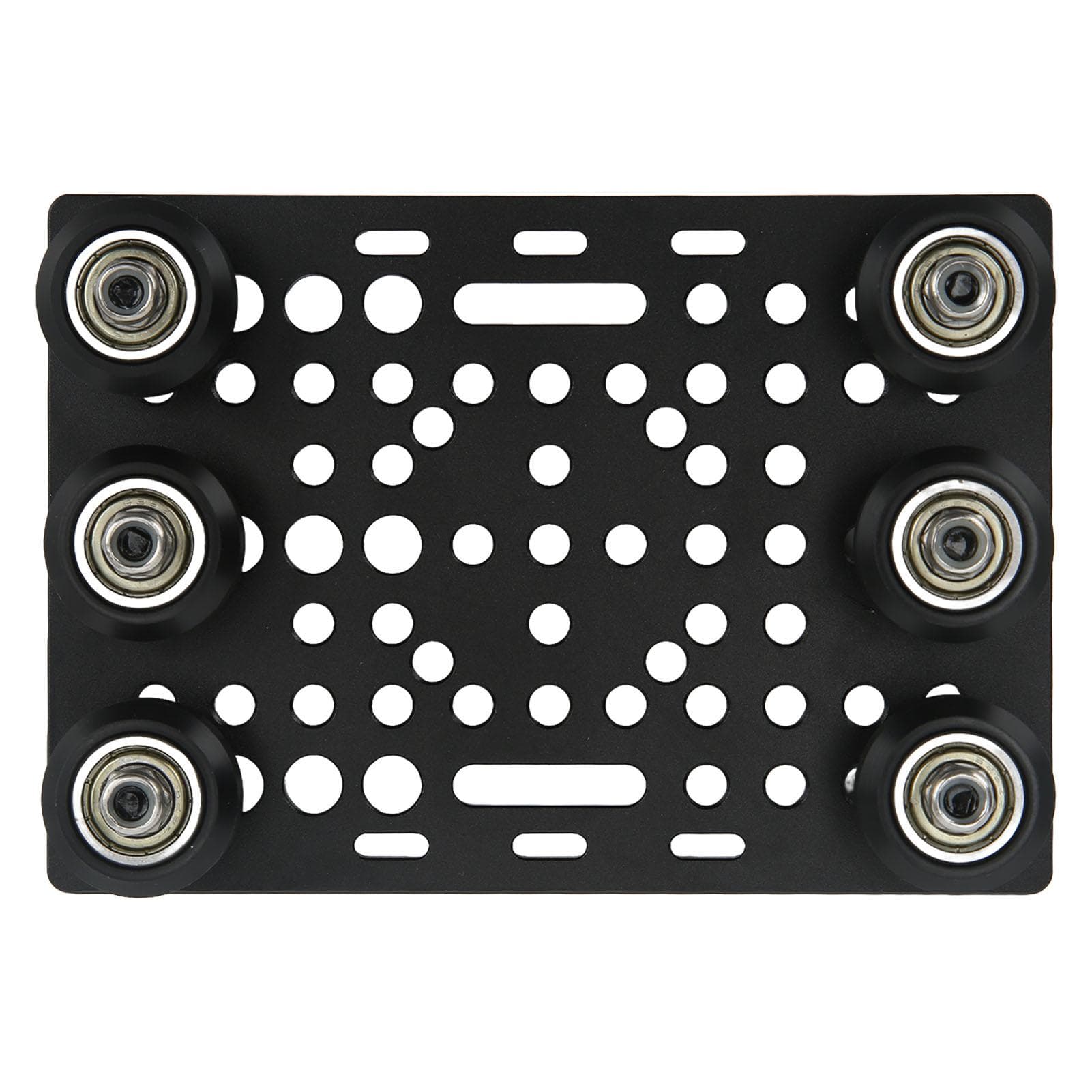 Gantry Plate Aluminum Black Anodized Surface 3D Printer Gantry Board with Pulley 0.8 to 3.1in Black