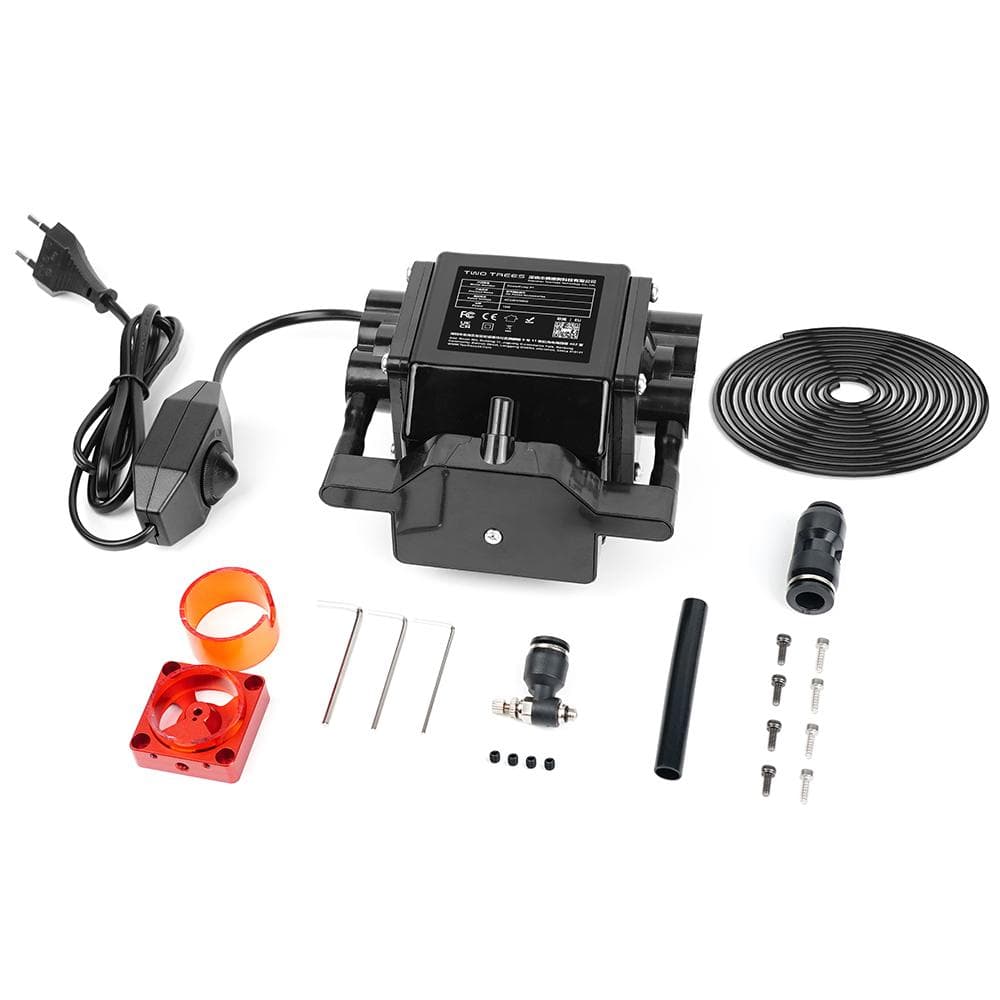 TWO TREES Air Assit Pump Laser Engraver Accessory Adjustable High Airflow 10-30Lmin to Remove US-1 black