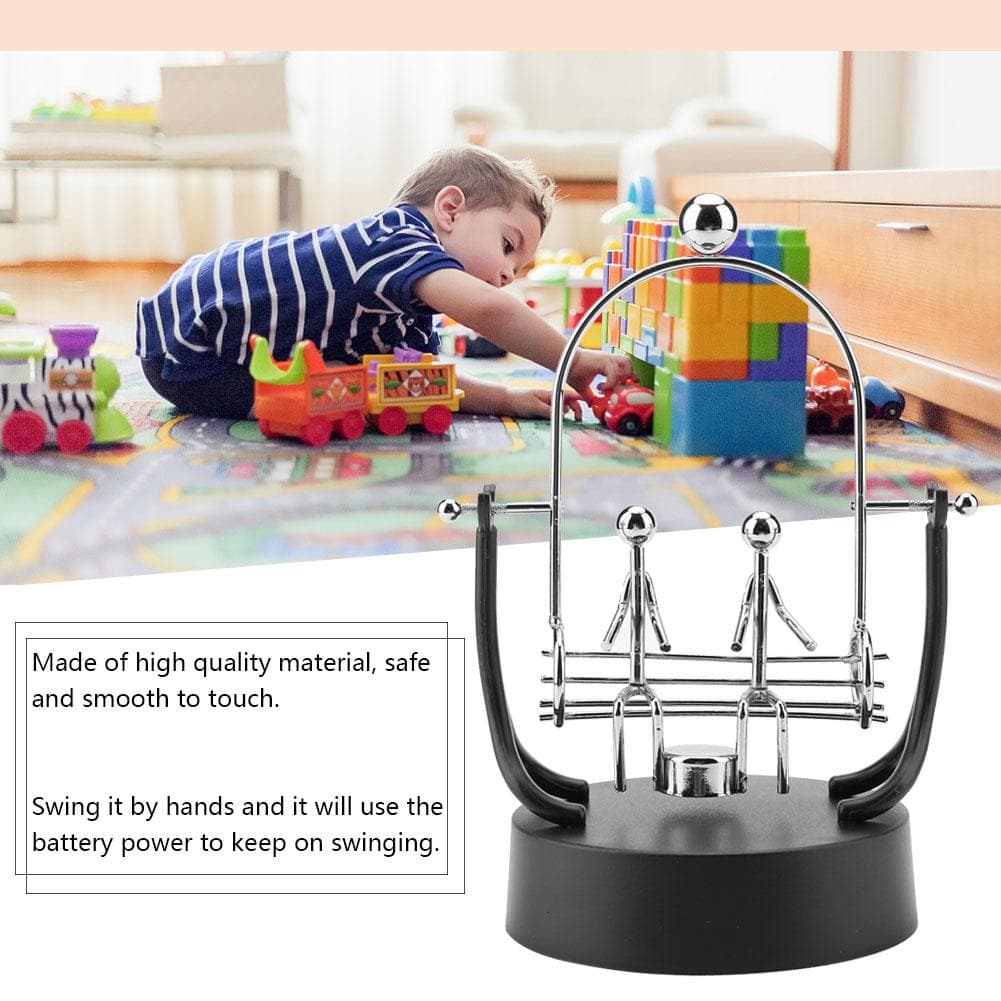 Electronic Shake Wiggle Device Perpetual Motion  Swinging Kinetic Art Craft Decoration (#D301)