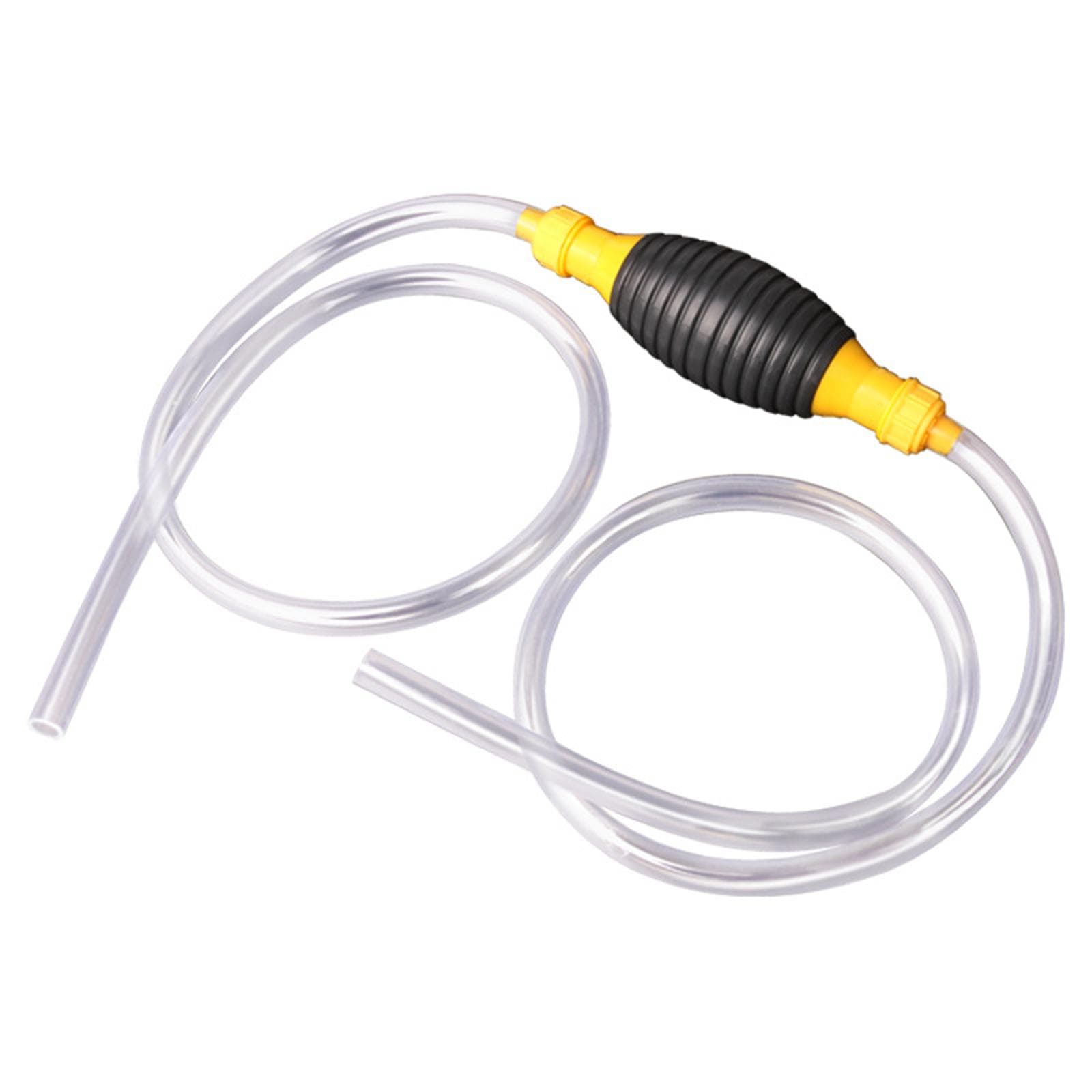 Siphon Hand Pump, Portable High Flow Manual Car Fuel Transfer Pump with 3.2 Ft Syphon Hose for 1M