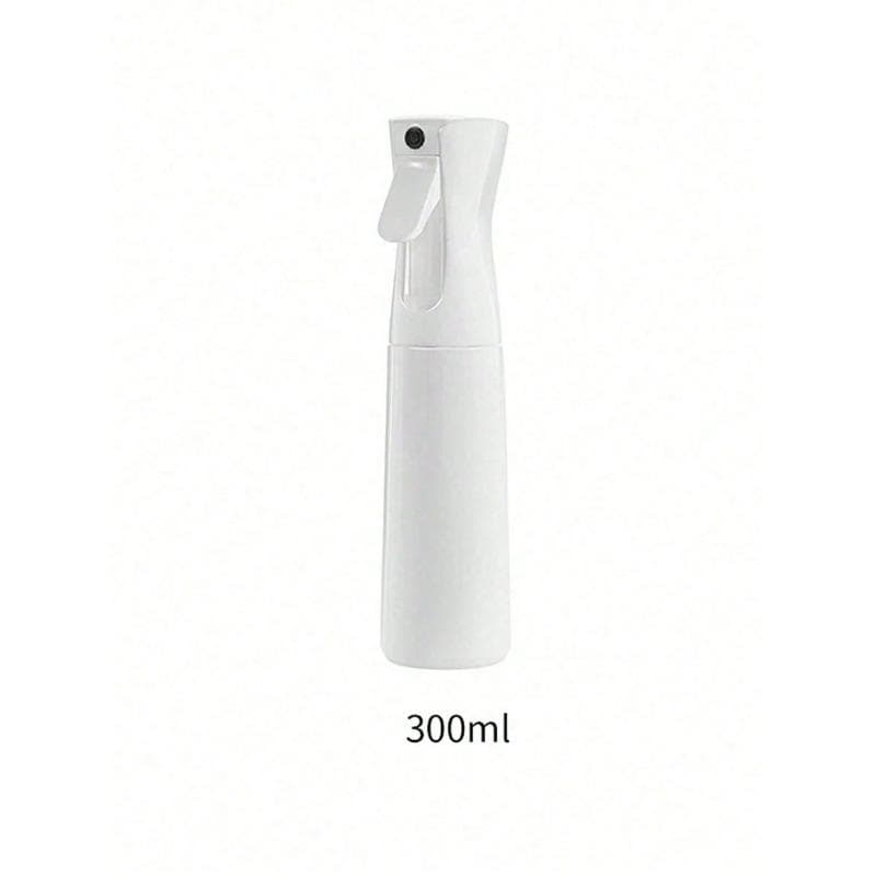 1pc Professional High Pressure Sprayer Bottle, 300ml High Pressure Continuous Automatic Fine Mist Sprayer, Hair Styling Tool white