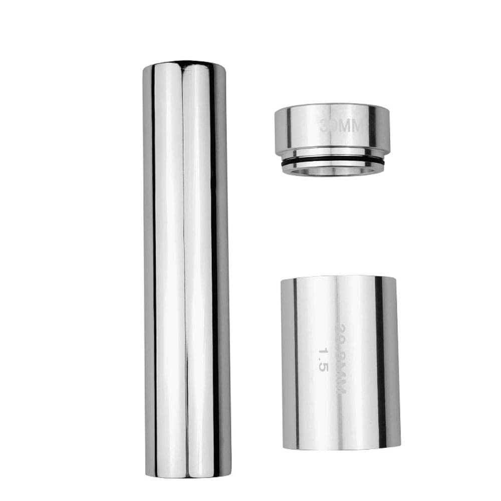 Bicycle Front Fork Crown Installation Tool Set Bike Headset Race Tool AntiSlip Setting System silver