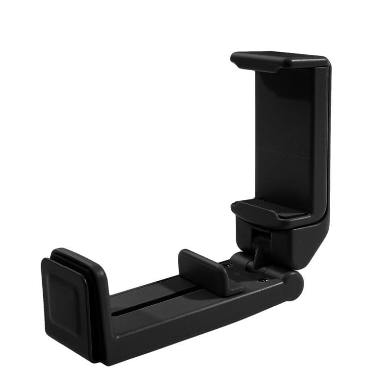 Universal Airplane Phone Holder Mount Handsfree Phone Holder For Desk Tray Pocket Size Must Have Travel Essential Accessory black