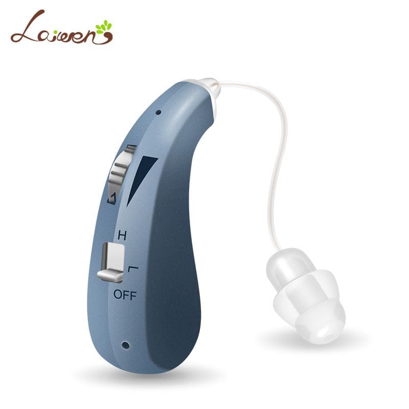 Hearing Aid Rechargeable Sound Amplifier Ear Digital Earphones Tecnologia Audifono Wireless Headphones First Aid blue