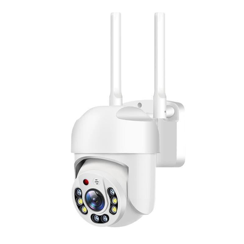 5G 1080P WiFi IP Camera Wireless Speed Dome PTZ IP66 Waterproof CCTV IR Outdoor NetCam Monitoring Auto Tracking Full Color Night Vision 720P AU Plug white