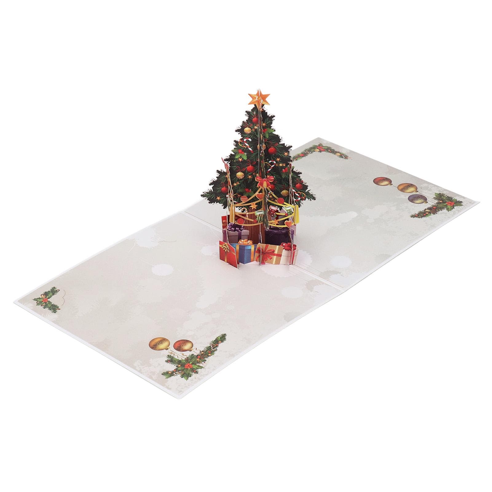 3D Christmas Card Exquisite Christmas Tree Design 3D Greeting Card with Envelope Greeting Card