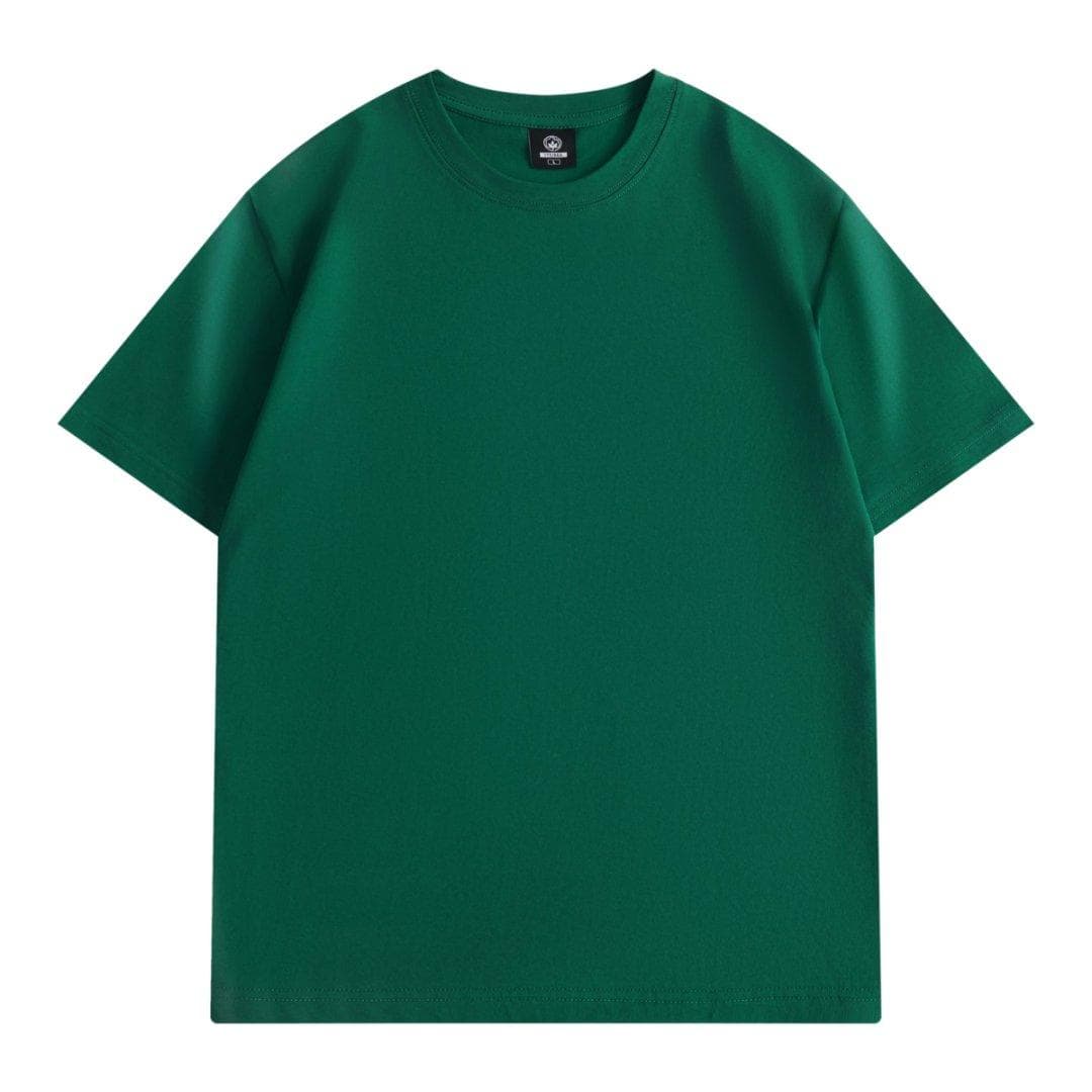 ZIRUNKING 2021 Summer New 100% Cotton White Solid T Shirt Unisex Causal O-neck Basic T-shirt Male/Female High Quality Classical Tops HUIPA1 L