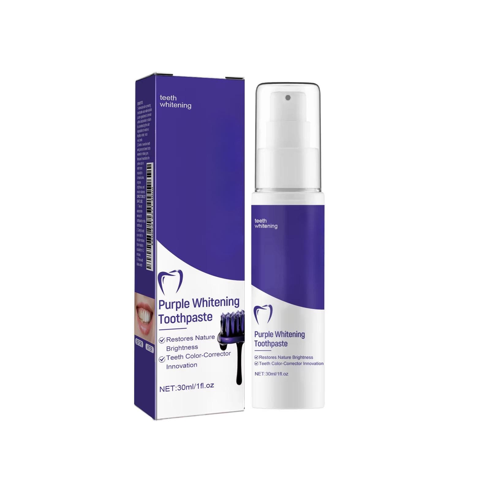 Teeth Whitening Toothpaste Serum Remove Plaque Stains Oral Hygiene Cleaning Dental Bleaching Tools Fresh Breath Tooth Care 1PC