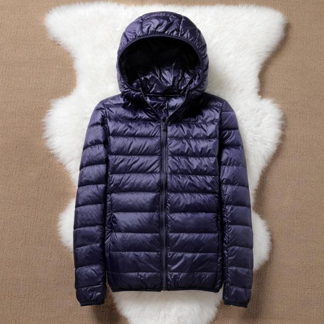 Down Jacket Women Coat Autumn Winter Jackets for Warm Quilted Parka Ladies and Light Female Ultralight Hooded XXXL