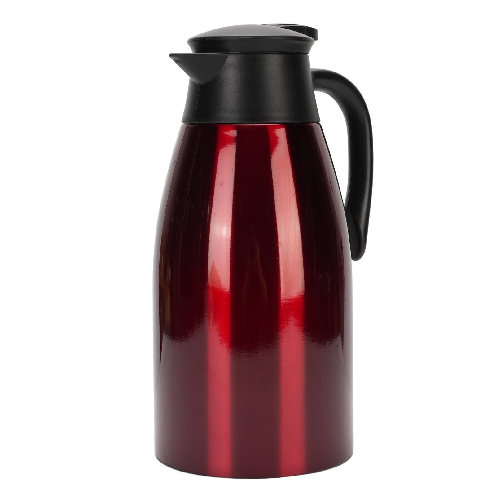 Insulated Coffee Pot 2L 316 Stainless Steel Double Wall Vacuum Insulated Hot Beverage Dispenser for L(for 6.5-9kg)