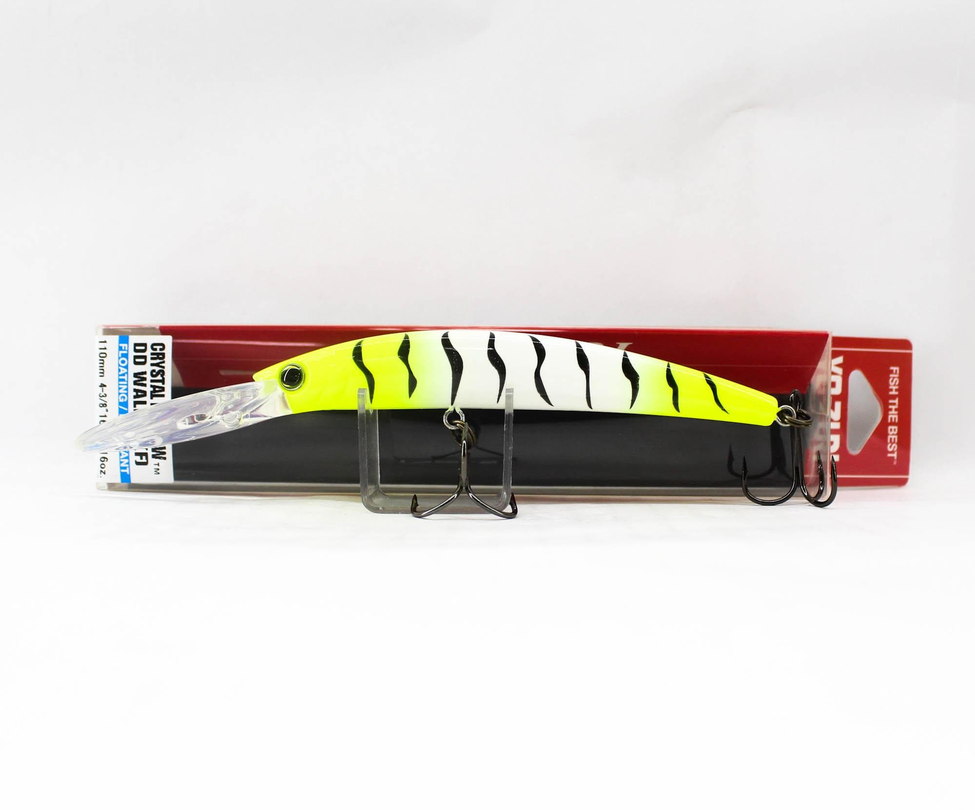Yo Zuri Crystal Minnow DD Walleye 110 mm Floating Lure R1206-CLT (6848)