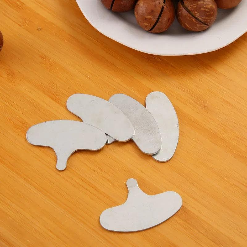 Mini Nut Crackers Stainless Steel Macadamia Walnut Opener Portable Camping Kitchen Accessories Nut Tools 5pcs