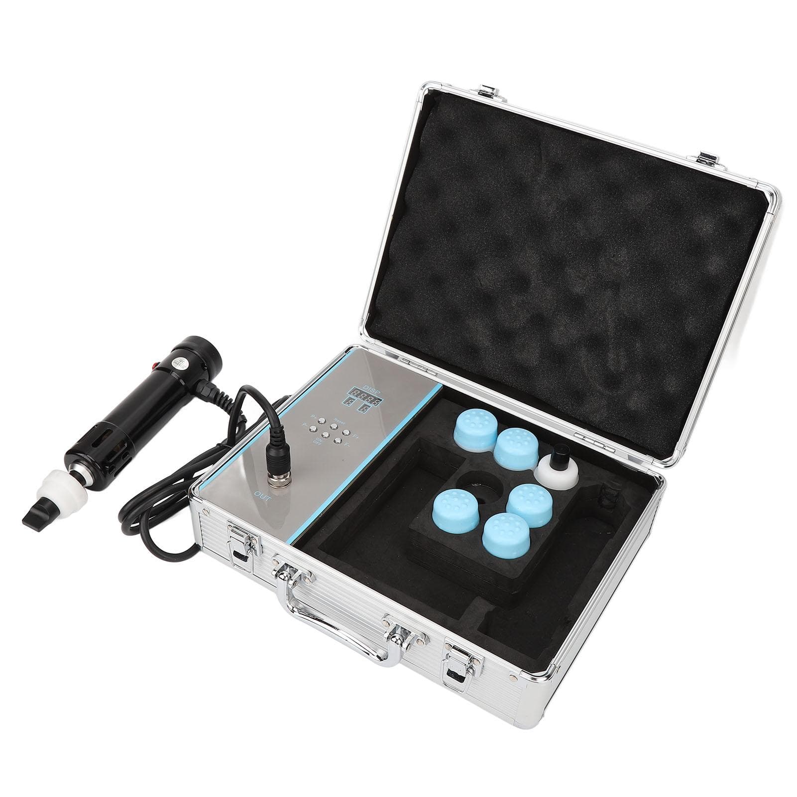 ED Treatment Electromagnetic Shock Wave Therapy Machine Extracorporeal Shock Wave Machine Black US Plug