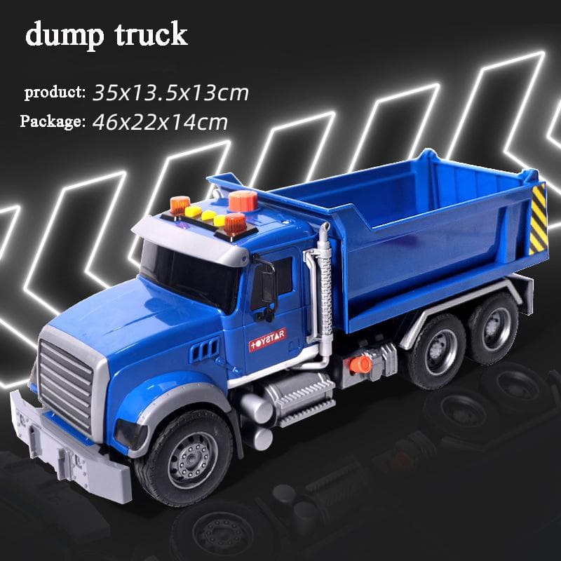 New Extra Large Dump Truck Toy Simulation Engineering Truck Large Truck Children's Large Transport Truck Car Model Boy Gift blue