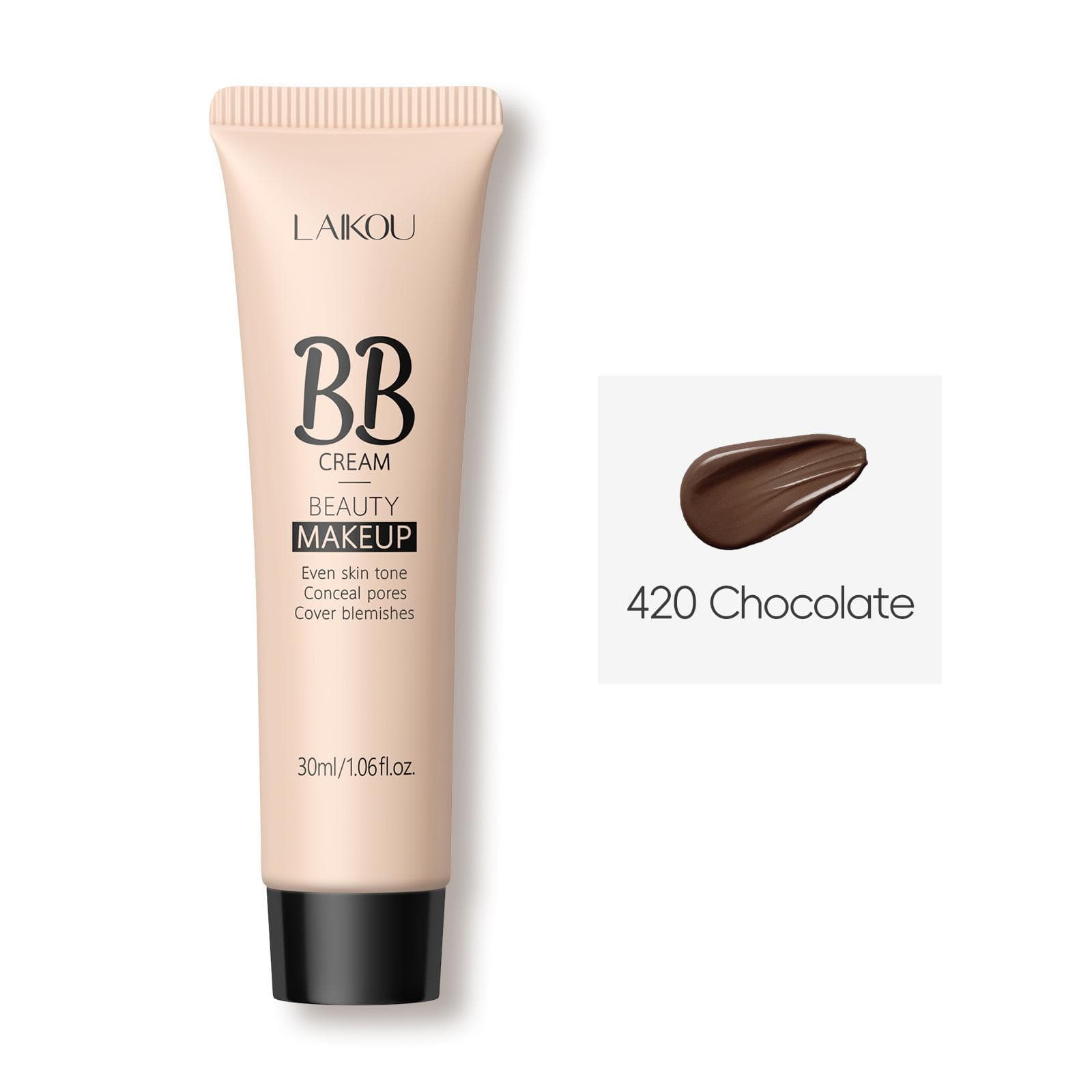 1Pcs Face Liquid Foundation Moisturizing BB Cream Concealer Oil-control Full Coverage Waterproof Long Lasting Cosmetic