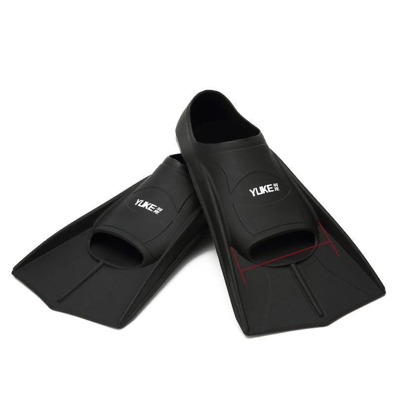 Unisex Silicone Short Swimming Fins for Freestyle and Breaststroke – Lightweight Training Gear for Adults and Children. XXS (EU 30-32)