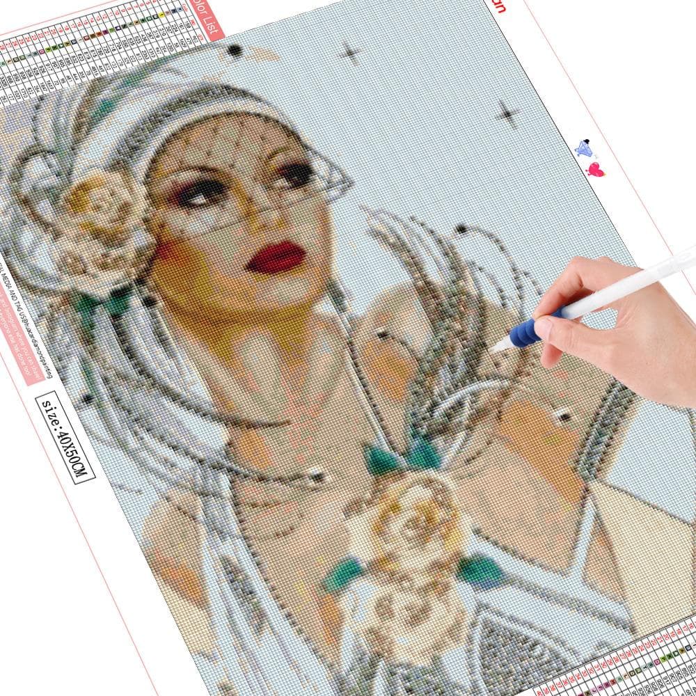 Diamond Painting Girl 5d Diamond Embroidery Sale Rhinestones Pictures 20X30CM