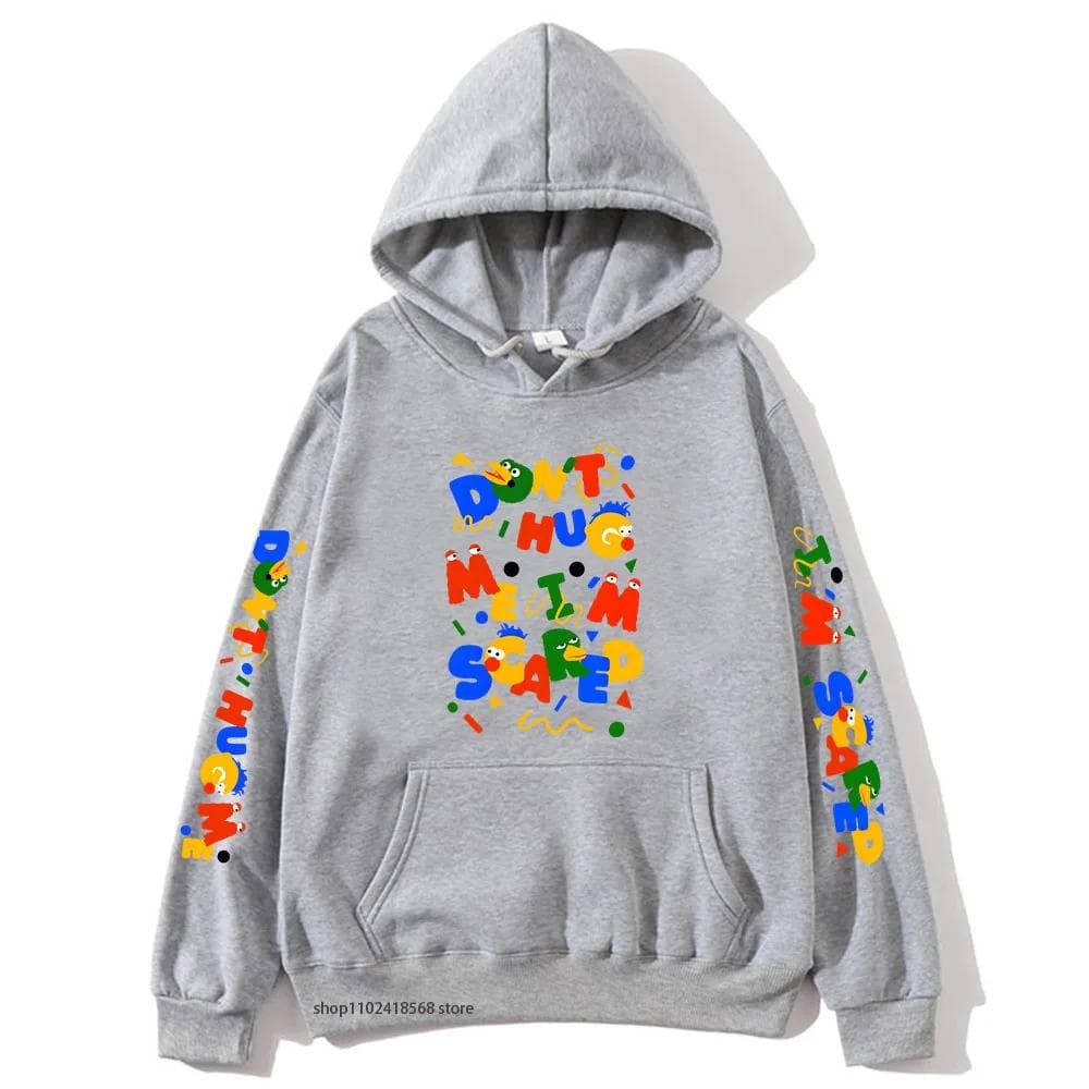 Cartoon Graphic Dont Hug Me Im Scared Hoodies Men's Sweatshirts Unisex Sudaderas for Women Clothing Harajuku Top Y2k Clothes M