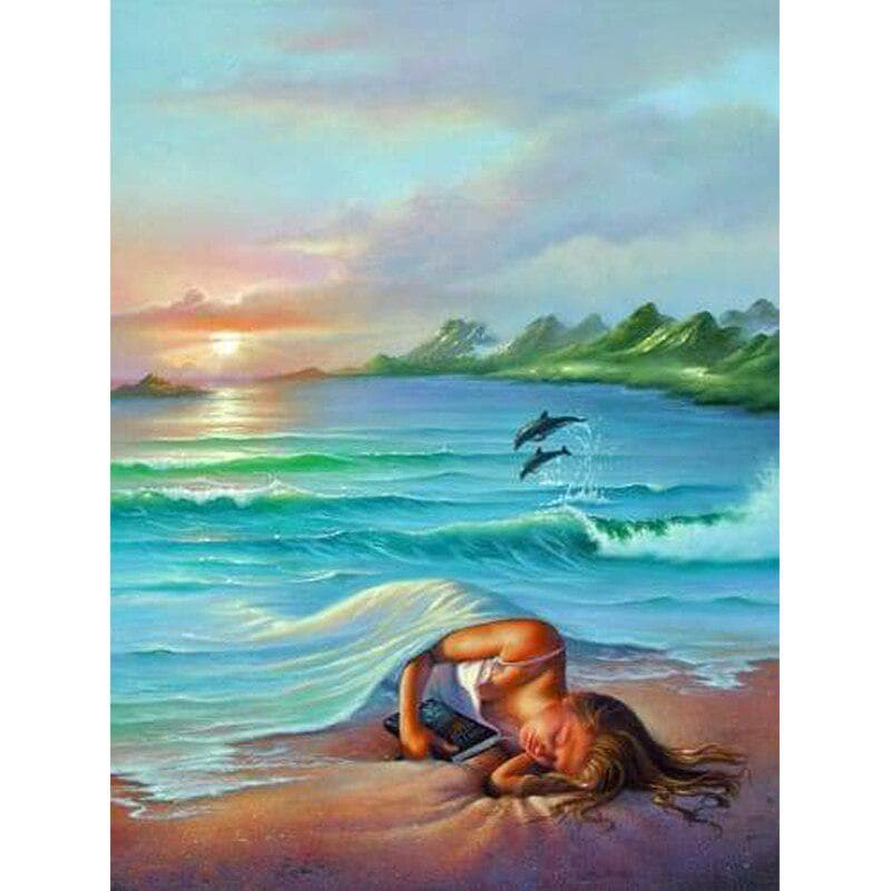 Diamond Embroidery Ocean Dreams 5d Diamond Painting Kit Craft Painting Rhinestones Embroidery 20X30CM
