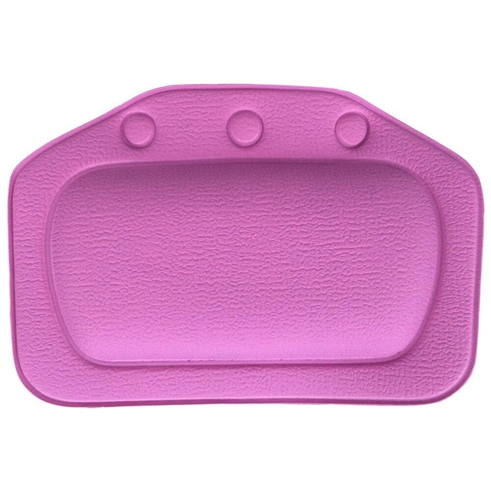 Neck Bathtub Cushion Soft Headrest With Suction Cup SPA Bath Pillow PVC Bathroom Supplies 21*31cm Bath Accessories purple
