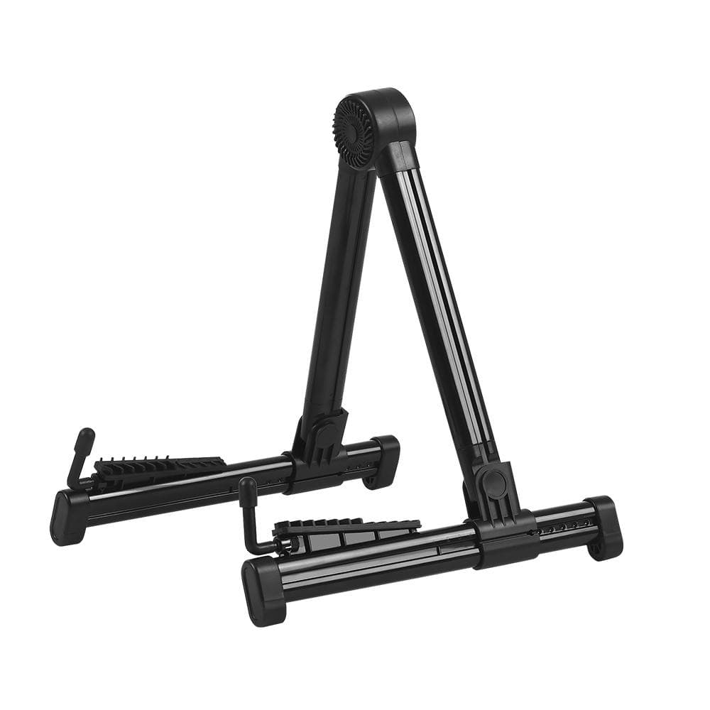 General Instrument Stand ABS Plastic Retractable Foldable Stand Holder for Bass Guitar Violin black