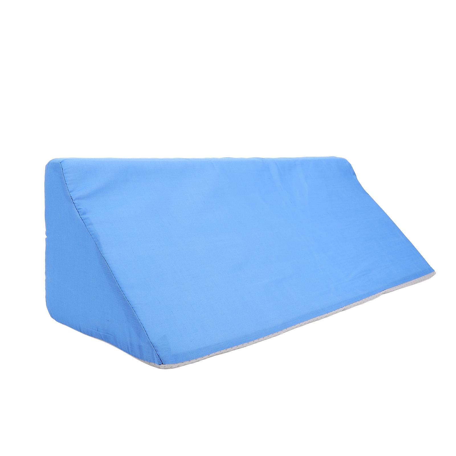 R Shaped Positioning Wedge Pillow for Side Sleeper Slip Resistant Elevated Body Alignment Ankle
