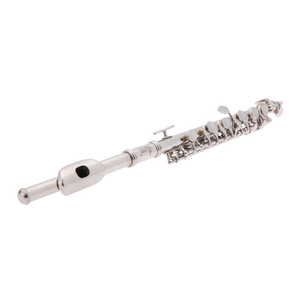 Piccolo Ottavino Half-size Flute Silver Plated C Key with Padded Box