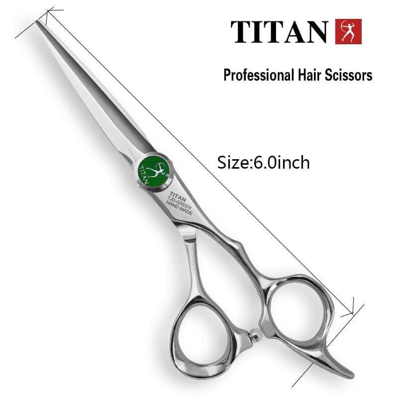 TITAN Hairdressing Scissors Cutting Shear Cut Hair Salon Barber Tool 440C Stainless Steel 5.5,6.0inch 6.0inch