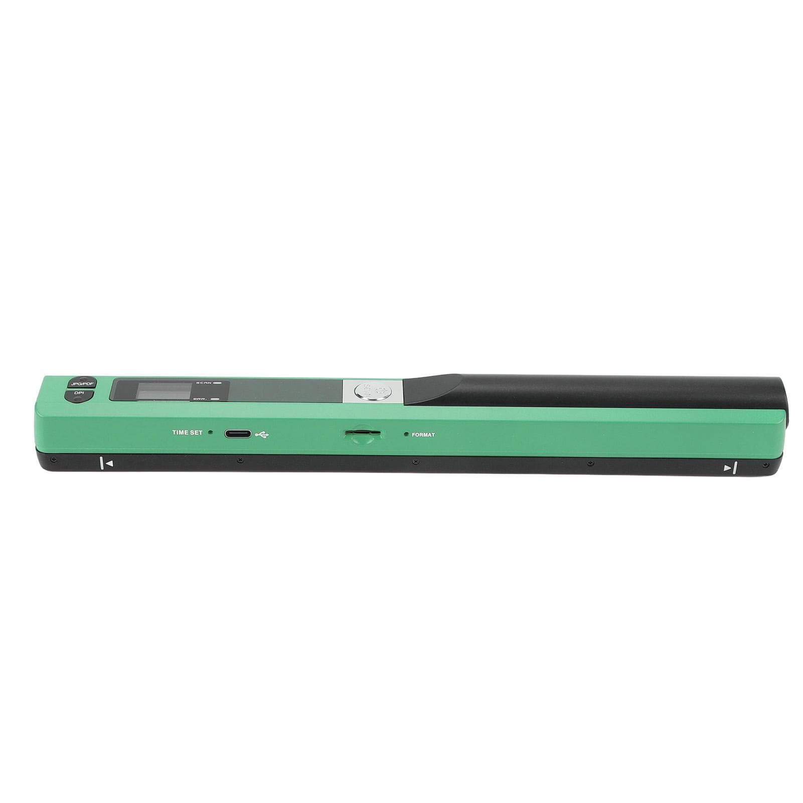 A4 Document Scanner Portable 900 DPI Multifunctional Handheld Image Scanner for Home and Office green