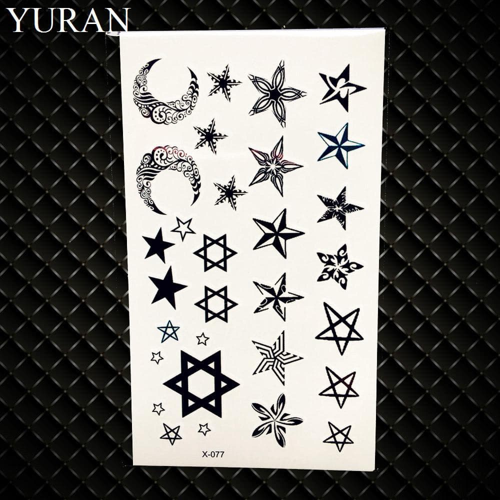 Creative Small Waterproof Temporary Tattoos Sticker For Women Men Kids Realistic Fake Lovely Tattoos