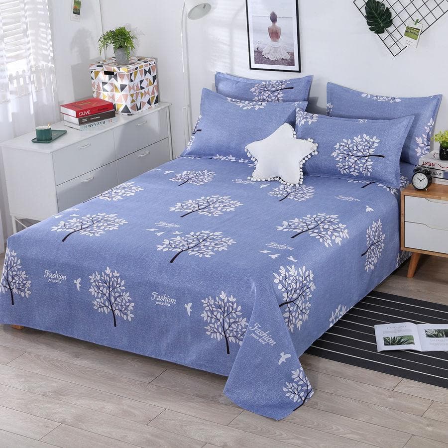 Skin-friendly Bed Sheets Cotton Sweat-absorbent and Breathable Bed Sheets 200*230cm