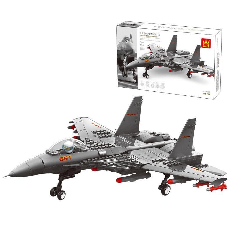 Avion Military A Airplane Set Armed Helicopters Battle Fighter Model Building Block Brick Transport Plane Jets Gunship technique