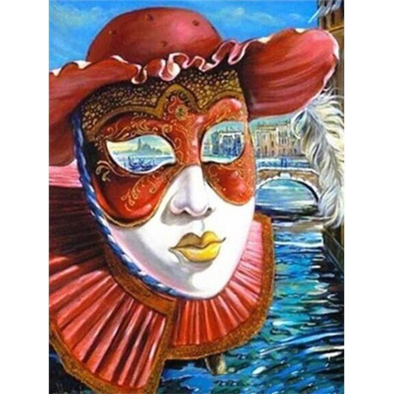 5D Diamond Painting Mask Art Scenery Full Round Diamond Embroidery Mosaic Home Decor 20X30CM