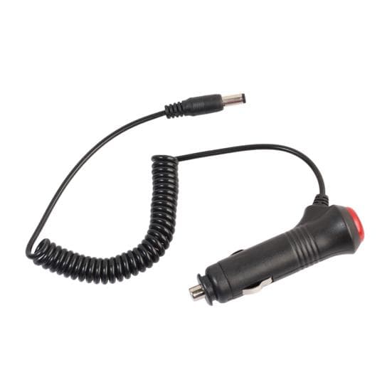 Car Motorcycle Cigarette Supply Adapter Lighter Power Cable Plug Switch Button black