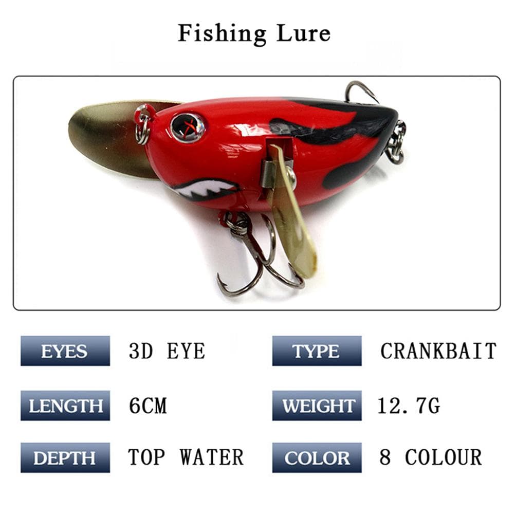 Topwater Mini Crankbait Fishing Lures Floating Swimbait Hard Baits for Freshwater and Saltwate