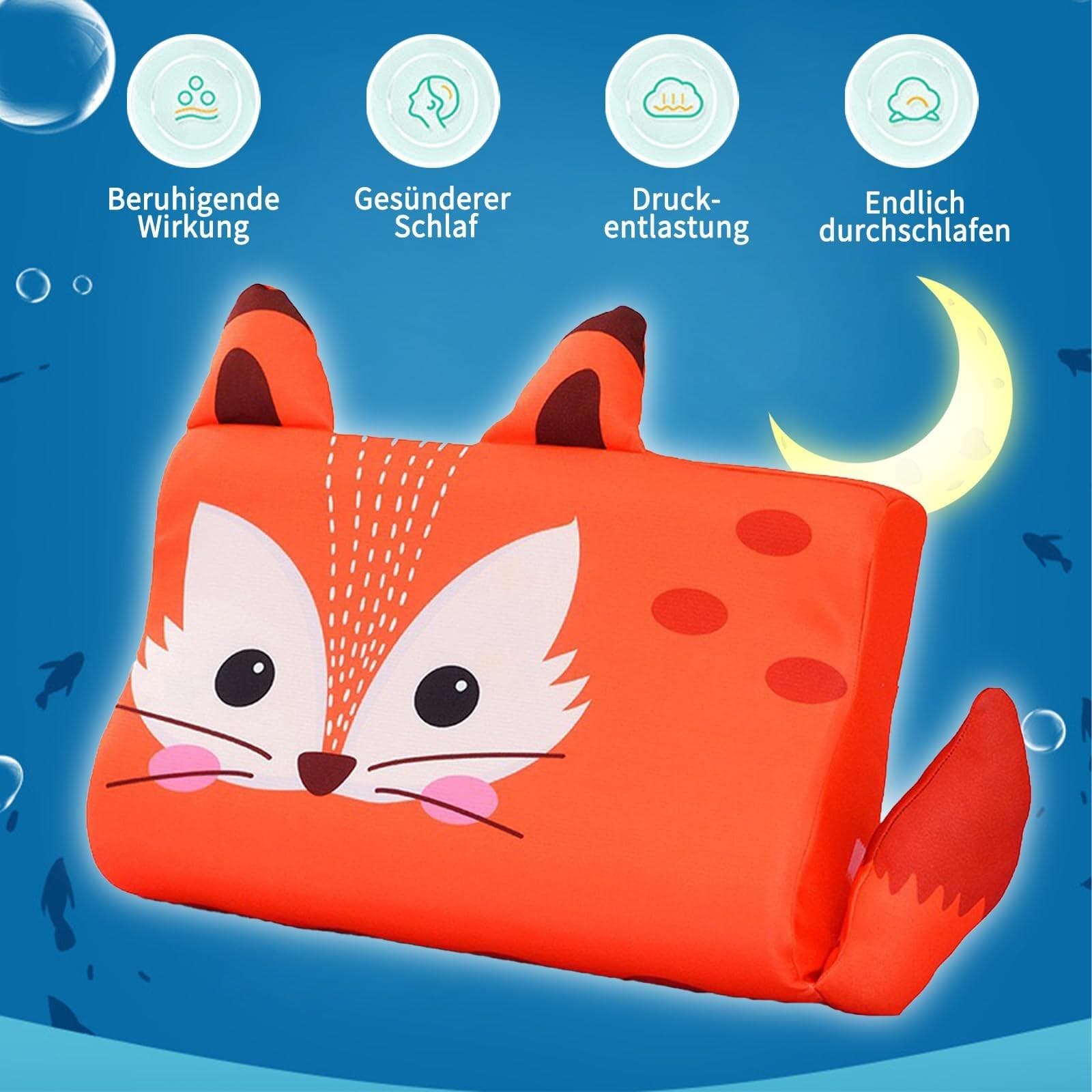 Calmlye Pillow, The Children's Pillow For Better And Healthier Sleep, Kids Cushion, Ergonomic, Breathable And Skin-friendly One Size saffron