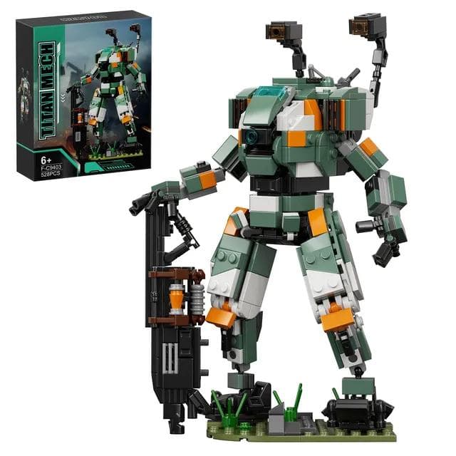 Titanfall BT-7274 Titan Battle Vanguard-Class Mecha Robot Building Blocks Kit with Paper Manual Brick Toys for Christmas Gifts